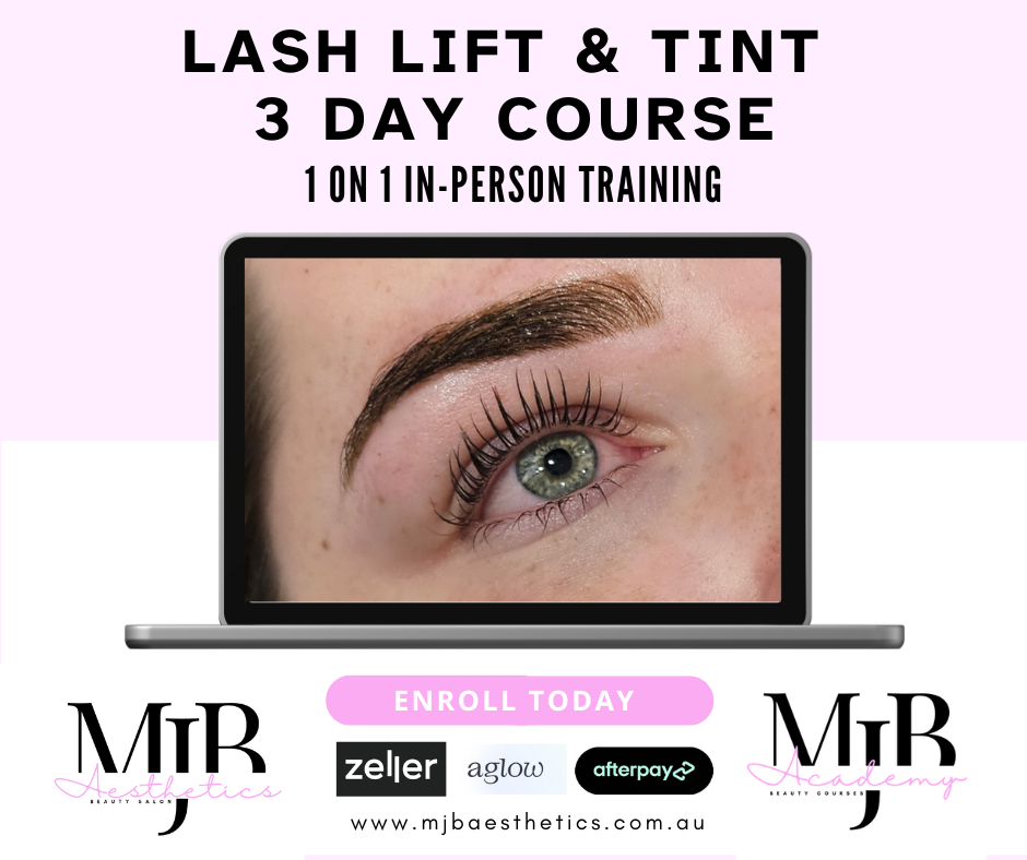 3 Day Lash Lift & Tint 1:1 In-Person Course
