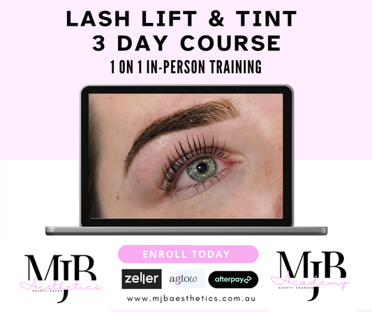 3 Day Lash Lift & Tint 1:1 In-Person Course
