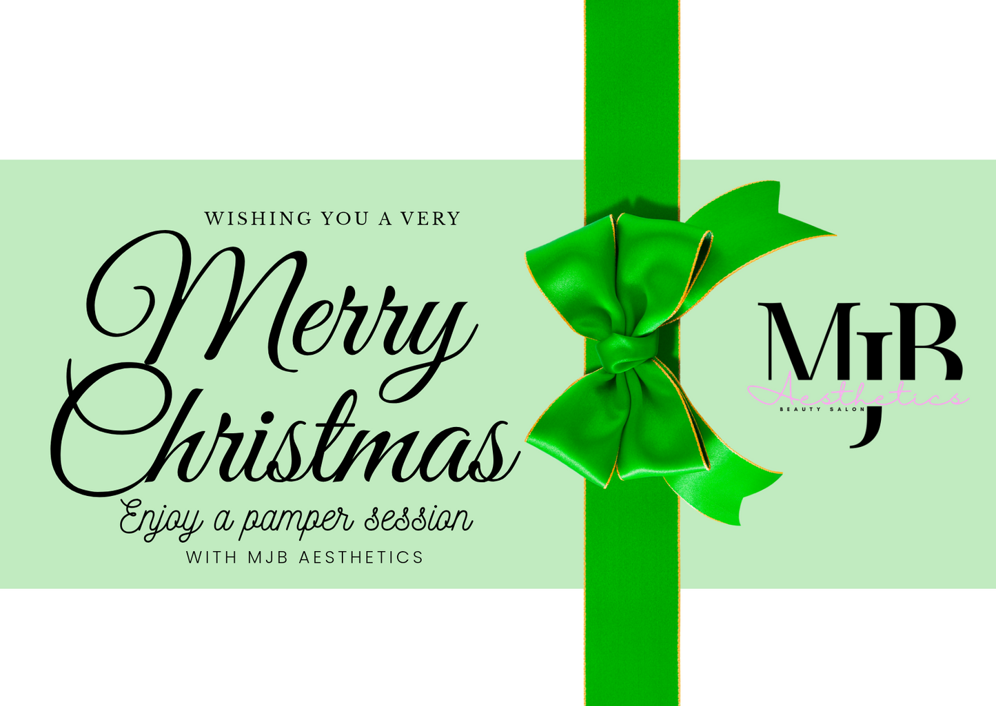 MJB Aesthetics Salon Christmas Gift Card