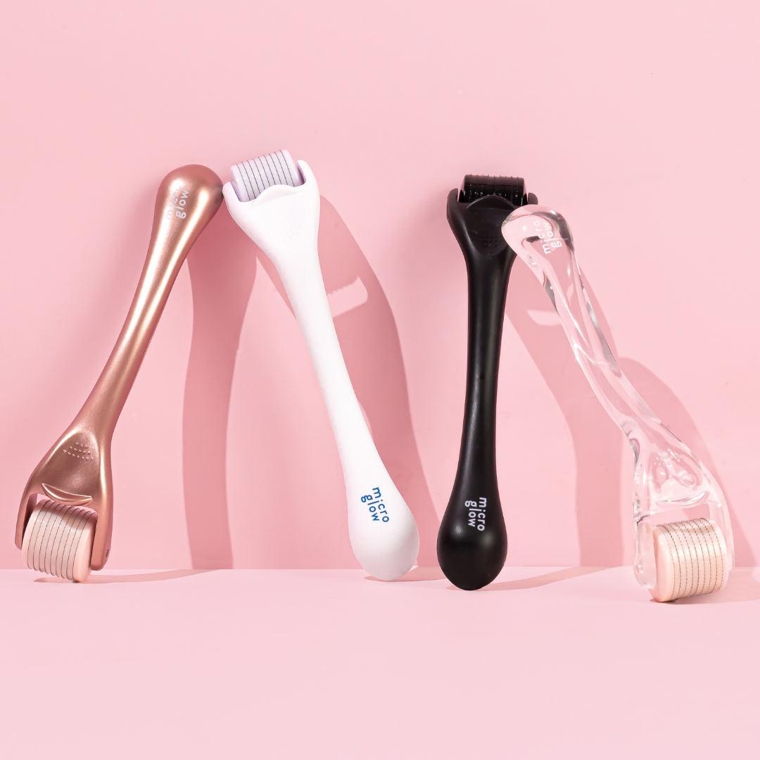 Skin Micro Needling Derma Roller 0.3mm Rosé Pink