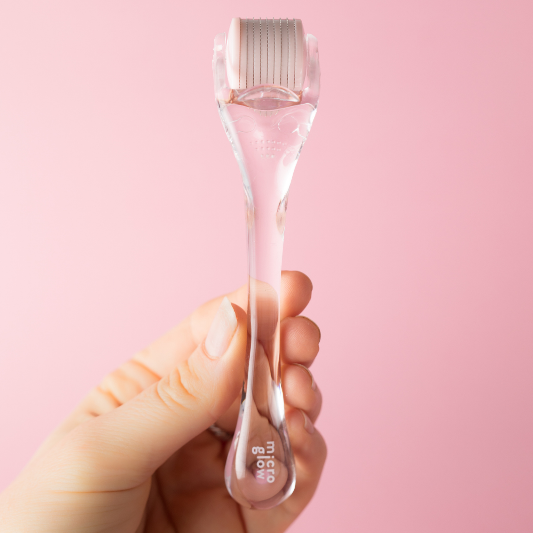 Skin Micro Needling Derma Roller 0.3mm Rosé Pink