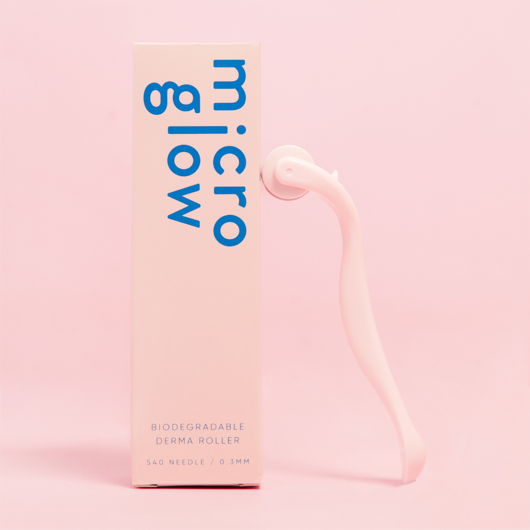 Skin Micro Needling Derma Roller 0.3mm Rosé Pink
