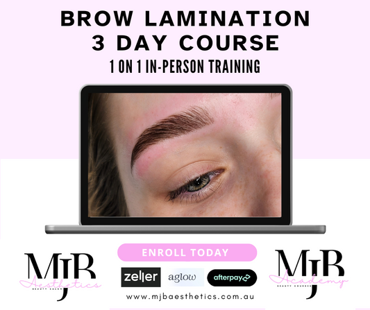 3 Day Brow Lamination 1:1 In-Person Course