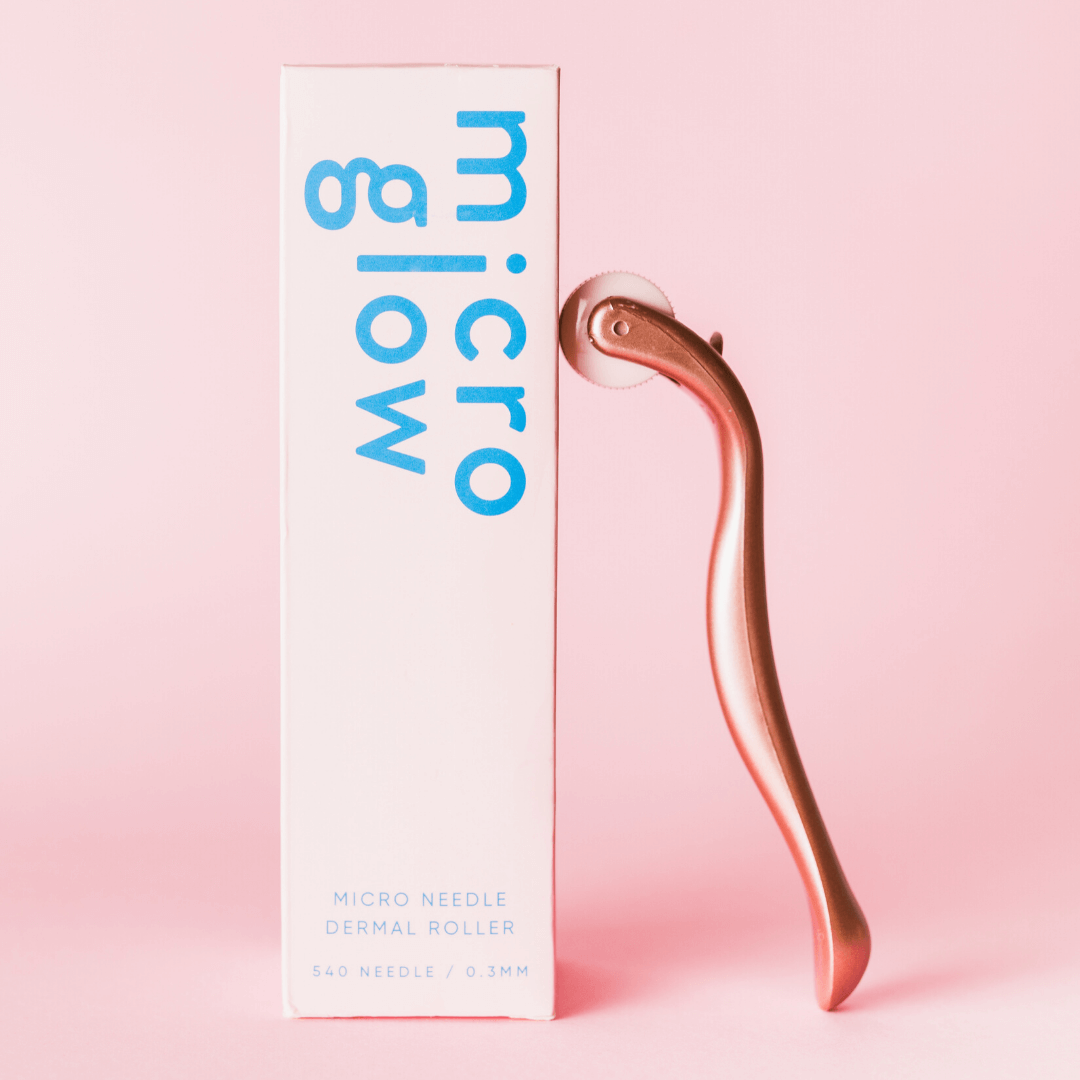 Skin Micro Needling Derma Roller 0.3mm Rosé Pink